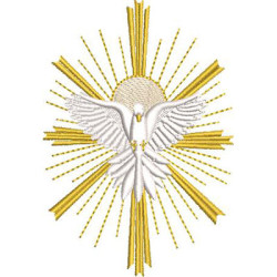 Matriz De Bordado Divino Espírito Santo 12 Cm