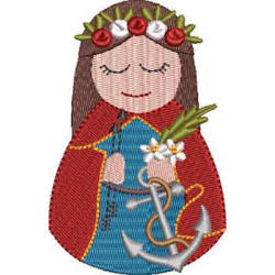 Matriz De Bordado Santa Filomena Cute