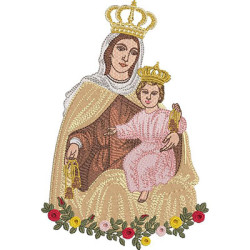 Matriz De Bordado Nossa Senhora Do Carmo 20 Cm