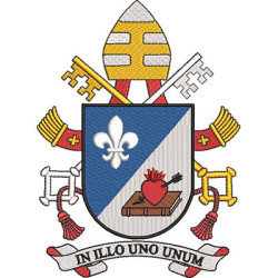 Embroidery Design Coat Of Arms Of Pope Leo Xiv