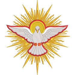 Diseño Para Bordado Divino Espíritu Santo 22 Cm