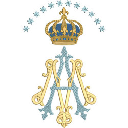 Embroidery Design Marian 30 Cm