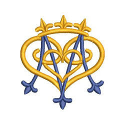 Embroidery Design Marian 8 Cm