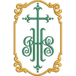 Matriz De Bordado Jhs Na Moldura