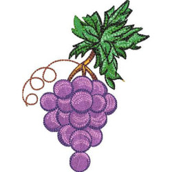 Matriz De Bordado Cacho De Uvas 11 Cm
