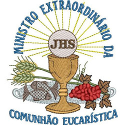 Diseño Para Bordado Ministro Extraordinario De La Comunión Eucarística