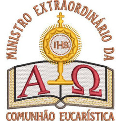 Diseño Para Bordado Ministro Extraordinario De La Comunión Eucarística 2