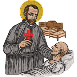 Diseño Para Bordado San Camilo