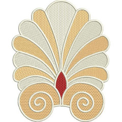 Embroidery Design 15cm Shell..