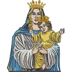Diseño Para Bordado Nuestra Señora De La Salud 13 Cm