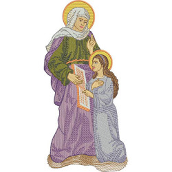 Diseño Para Bordado Santa Ana 23 Cm