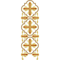 Diseño Para Bordado 3 Cruces Para Bordado Continuo
