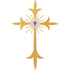 Embroidery Design Cross 28 Cm..
