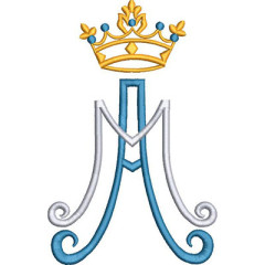 Embroidery Design Marian 16,5 Cm..