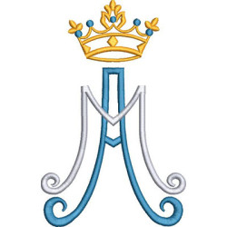 Matriz De Bordado Mariano 16,5 Cm
