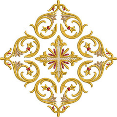 Embroidery Design Decorated 20 Cm..