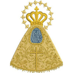 Diseño Para Bordado Nuestra Señora De Los Ángeles 11 C..