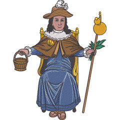 Diseño Para Bordado Santo Niño De Atocha..