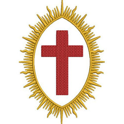 Matriz De Bordado Medalha De São Camilo De Lellis