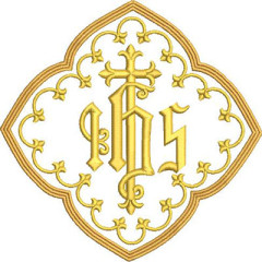Diseño Para Bordado Marco Jhs 13 Cm..
