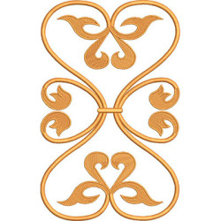 Matriz De Bordado Arabescos 22 Cm