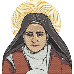Embroidery Design Saint Therese Portrait 1..