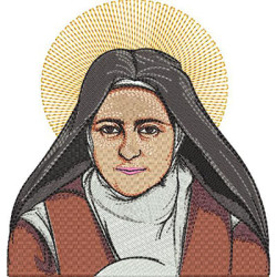 Embroidery Design Saint Therese Portrait 1