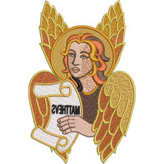 Embroidery Design Matthew Evangelist 4..