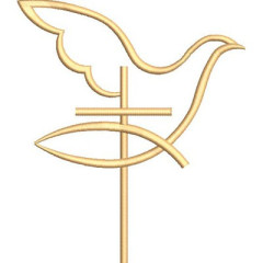 Embroidery Design Holy Trinity Cross..