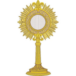 Embroidery Design Monstrance 16 Cm
