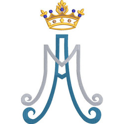 Diseño Para Bordado Mariano 29 Cm