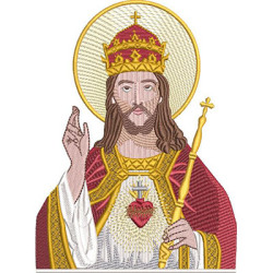 Embroidery Design Christ The King 13x18 Cm