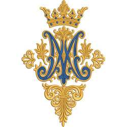 Diseño Para Bordado Mariana Decorado 28 Cm