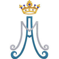 Diseño Para Bordado Mariano 26 Cm