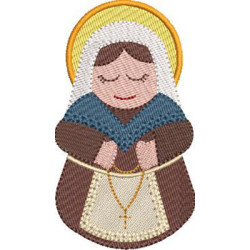 Matriz De Bordado Santa Bernadette Cute