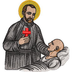 Embroidery Design Saint Camillus De Lellis