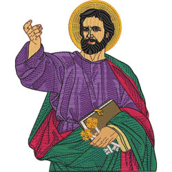 Embroidery Design Saint Peter 17 Cm