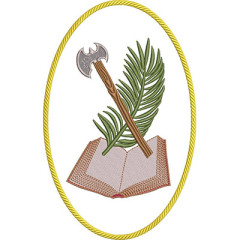 Embroidery Design Medal Of The Instruments Of Saint Ju..