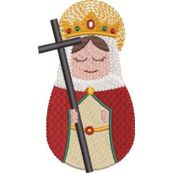 Matriz De Bordado Santa Helena Cute