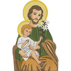 Embroidery Design Saint Joseph 25 Cm..