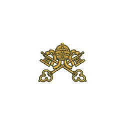 Matriz De Bordado Chaves Do Vaticano 4 Cm
