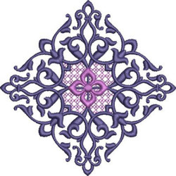 Embroidery Design Decorated Cross 356