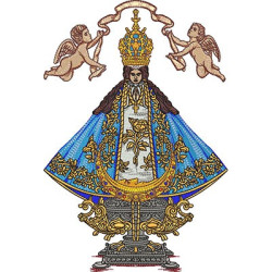 Embroidery Design Virgin The Saint John Of The Lakes