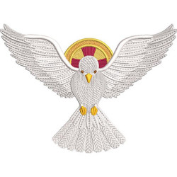 Diseño Para Bordado Divino Espíritu Santo 13x18