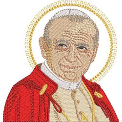 Diseño Para Bordado Papa Juan Pablo I I 10 Cm