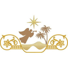 Embroidery Design Angel Of The Annunciation In The Lan..