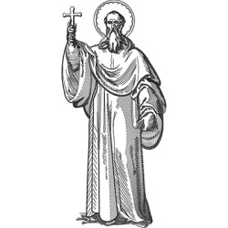 Matriz De Bordado São Bento Contornado