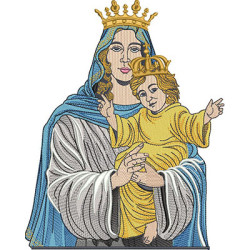 Embroidery Design Our Lady Of Health - Great