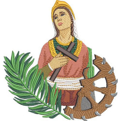Embroidery Design Saint Catherine Of Alexandria