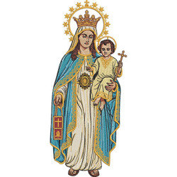 Diseño Para Bordado Nuestra Señora Del Carmen 31 Cm